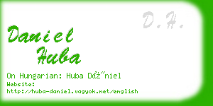 daniel huba business card